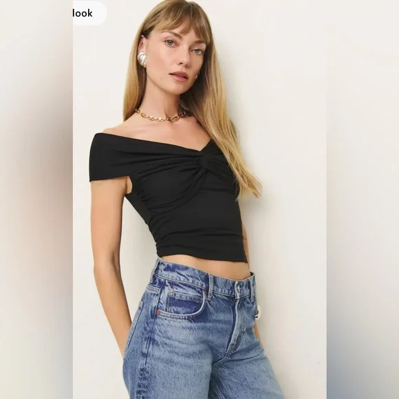 Reformation Ezlynn Knit Top - Picture 2 of 5